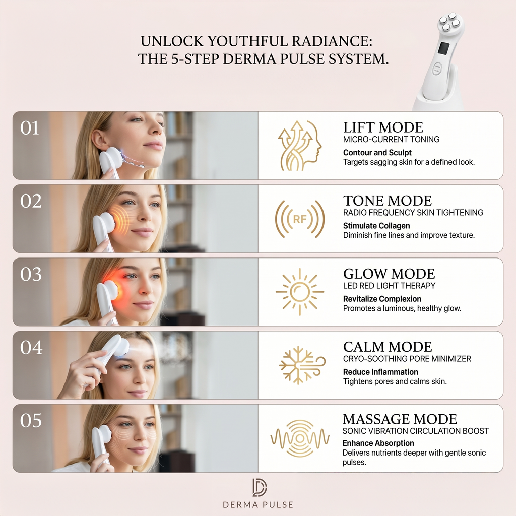 Derma Pulse RF Skin Tightening Device