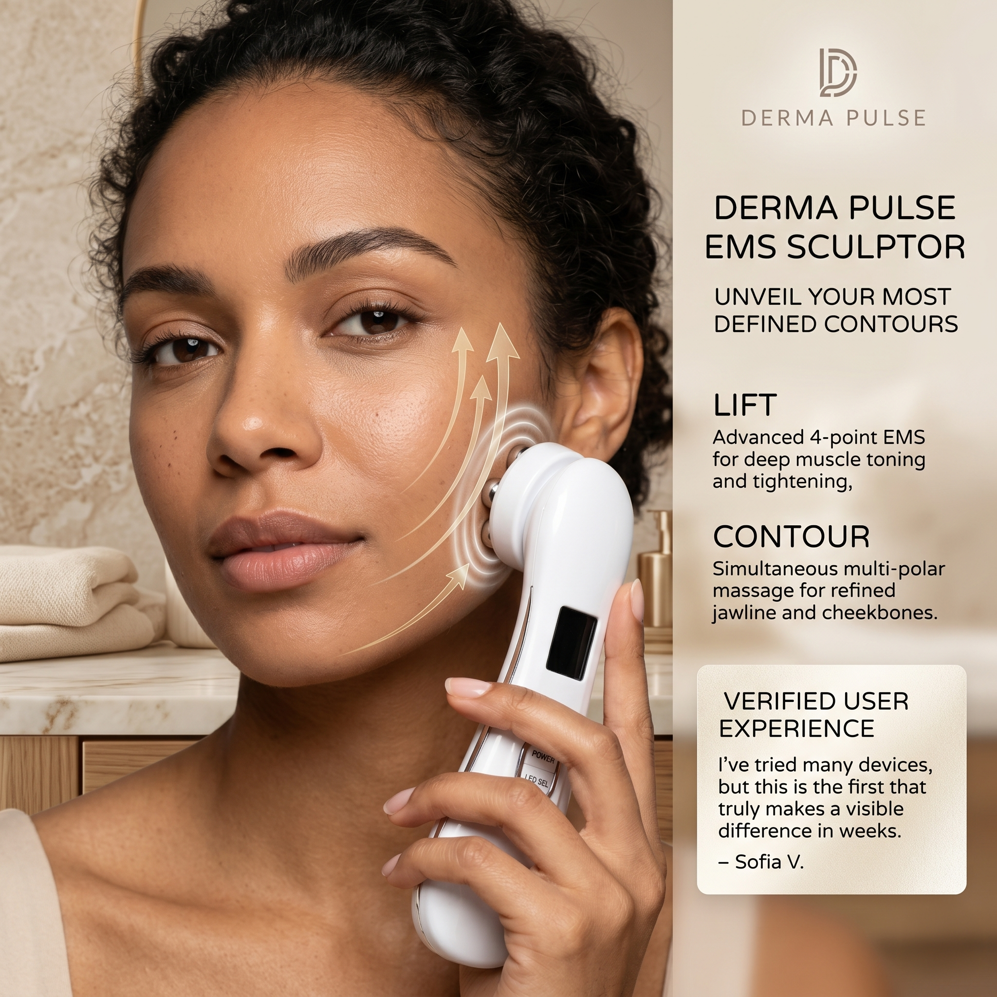 Derma Pulse RF Skin Tightening Device